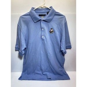 Greg Norman Play Dry Disney Embroidered Grumpy Blue L Golf Polo Shirt